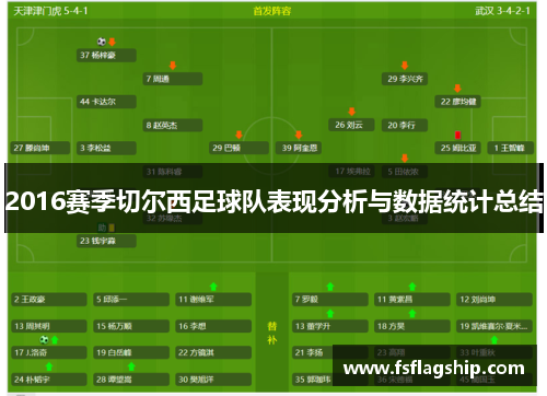 2016赛季切尔西足球队表现分析与数据统计总结